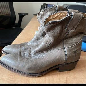 Frye cowboy booties